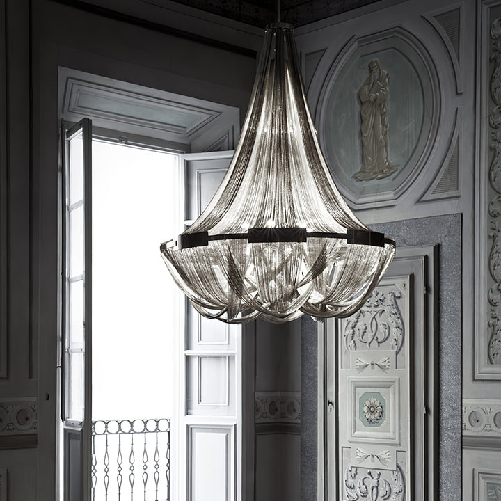 Tassel Aluminum Chain Chandelier - Vakkerlight