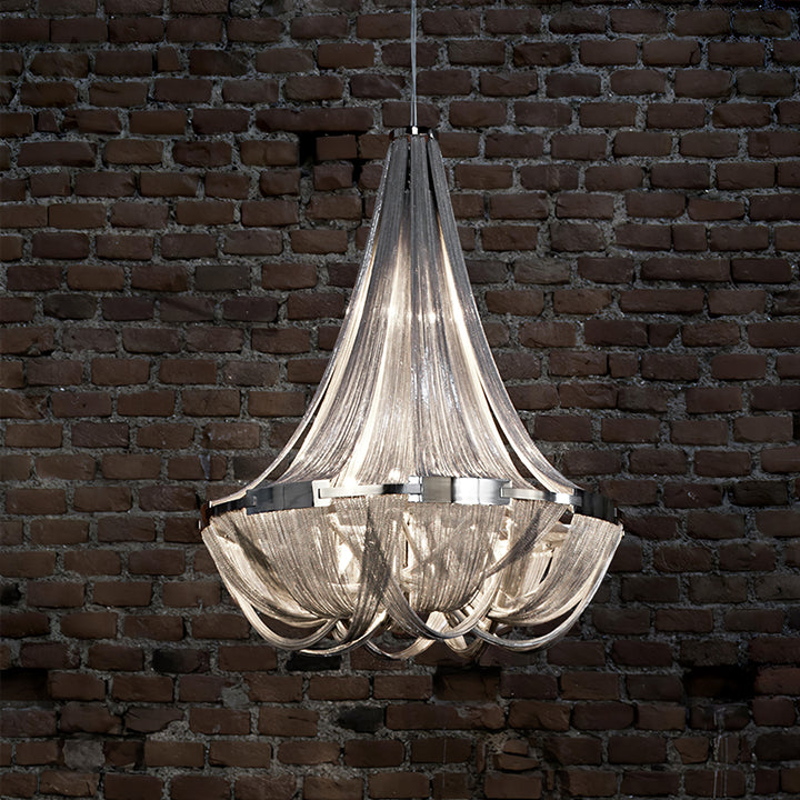 Tassel Aluminum Chain Chandelier - Vakkerlight