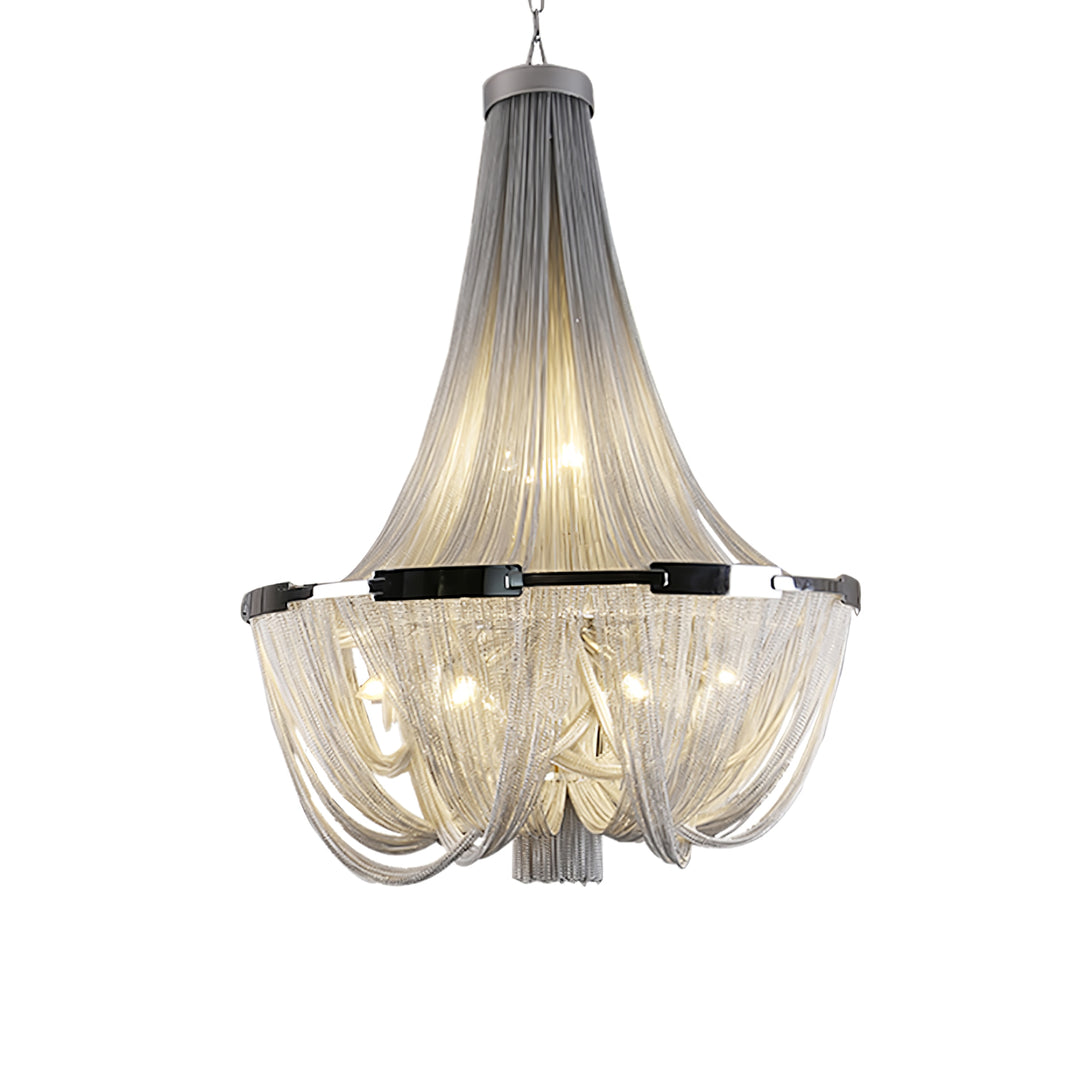 Tassel Aluminum Chain Chandelier - Vakkerlight