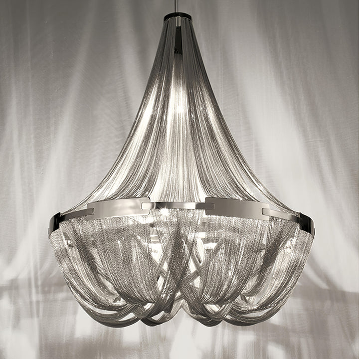 Tassel Aluminum Chain Chandelier - Vakkerlight