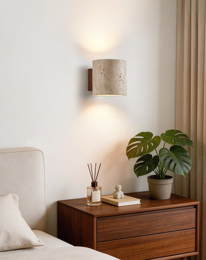 Tavian Travertine Wall Lamp - Vakkerlight
