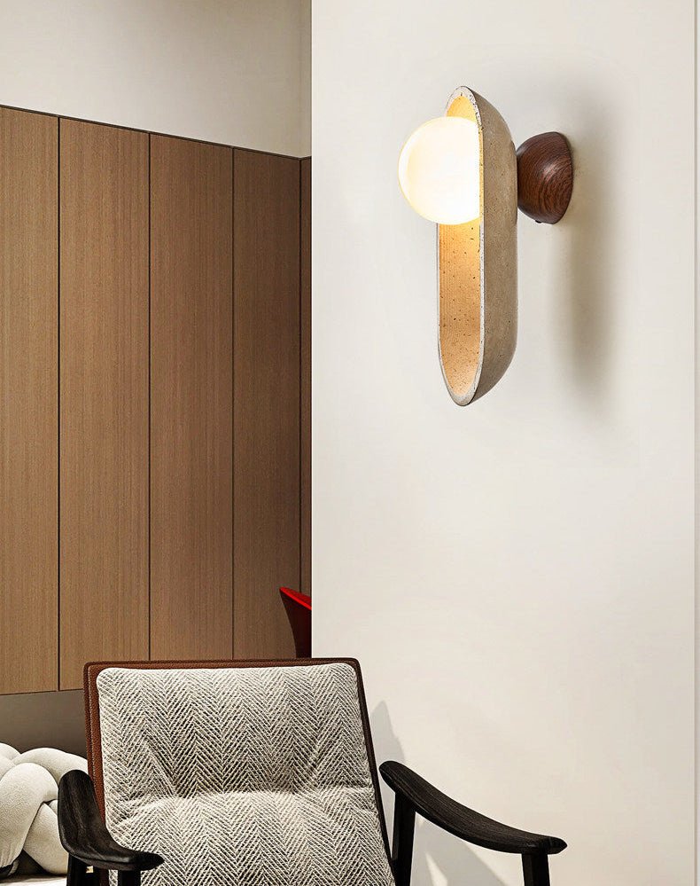 Tavian Arch Travertine Wall Lamp - Vakkerlight
