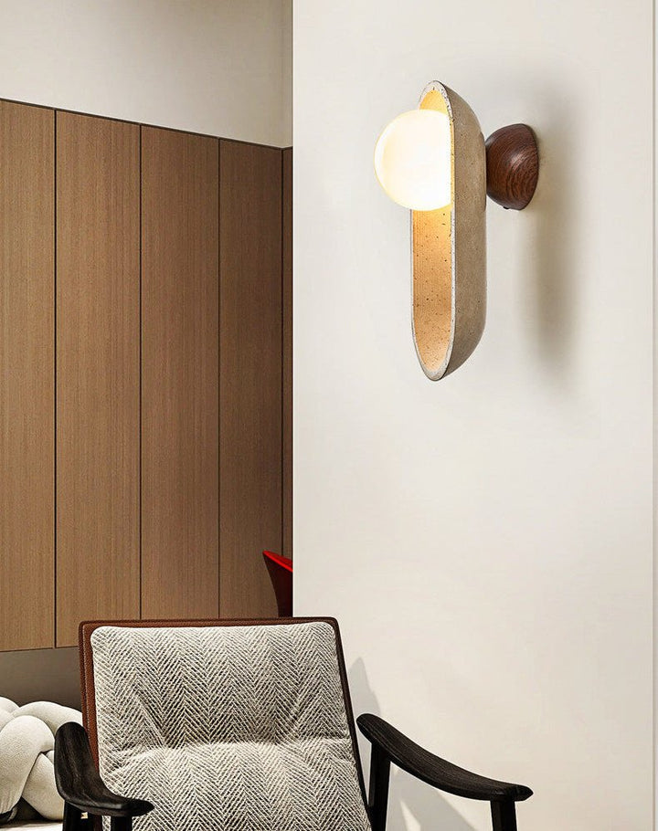 Tavian Arch Travertine Wall Lamp - Vakkerlight