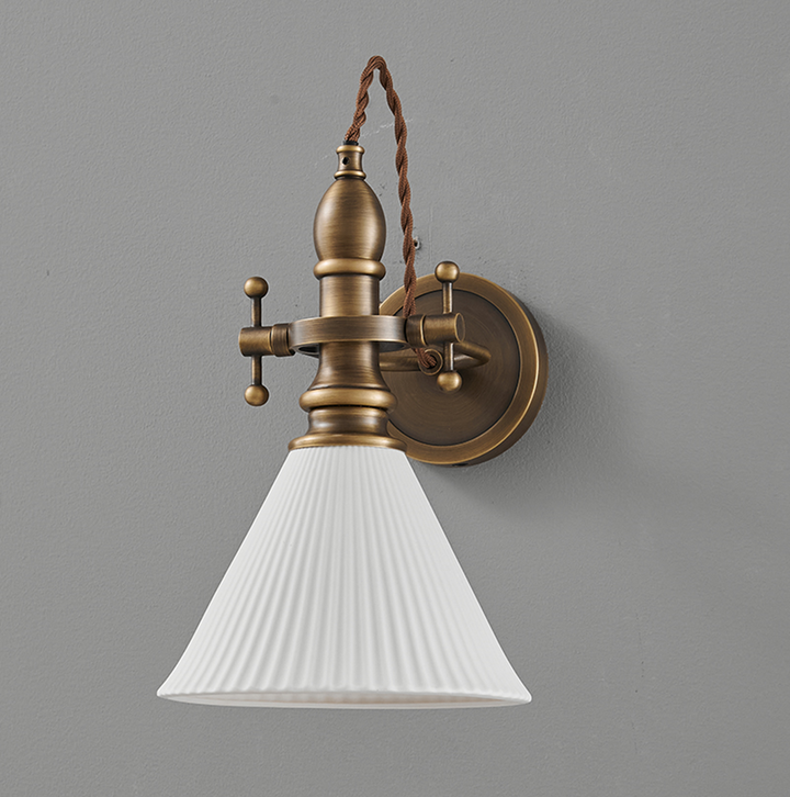Tavira Vintage Glass Wall Sconce