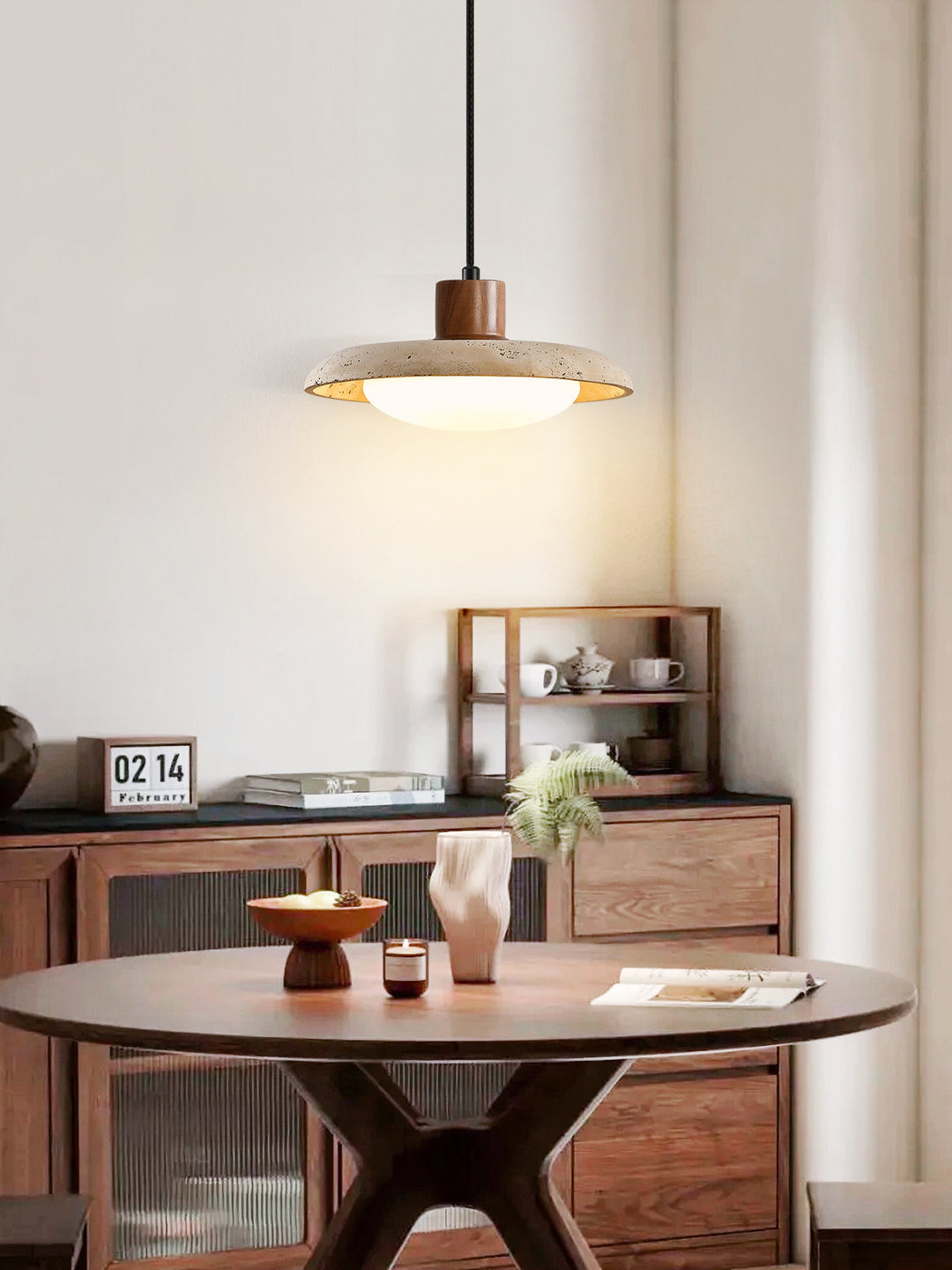 Tavola Travertine Pendant Light - Vakkerlight