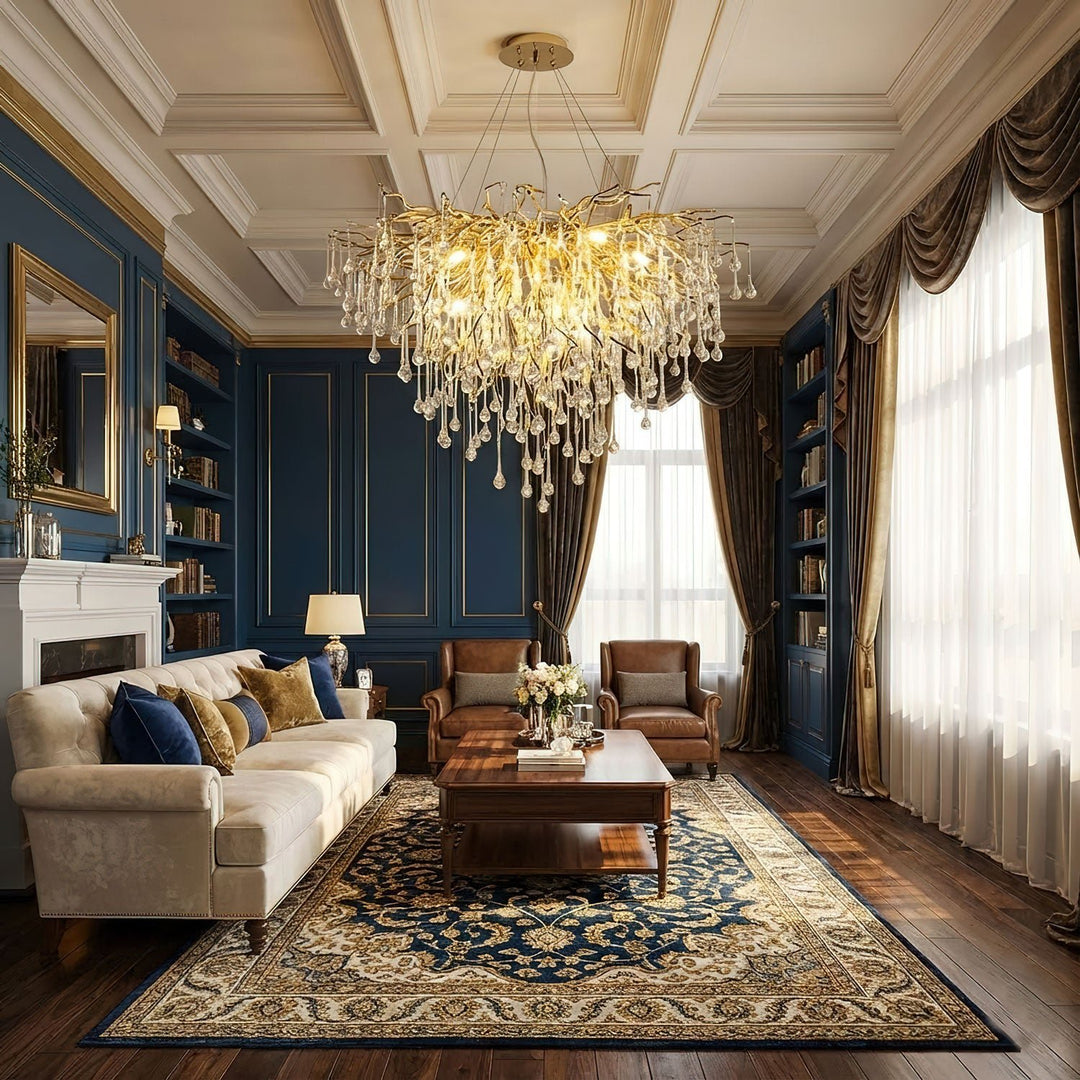 Teardrop Crystal Chandelier - Vakkerlight