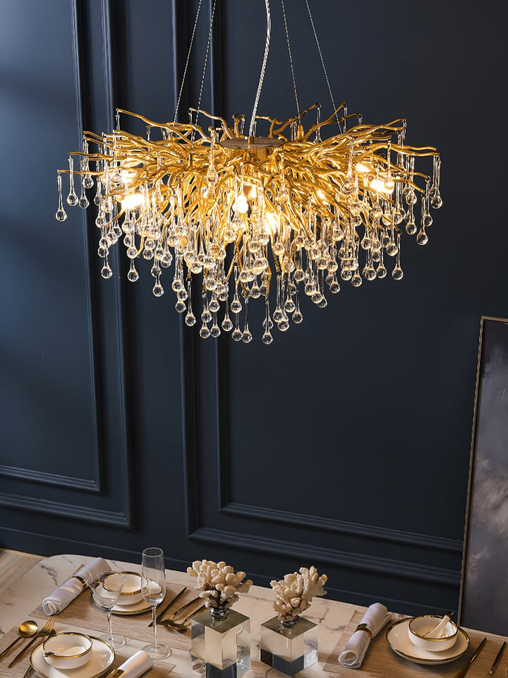 Teardrop Crystal Chandelier - Vakkerlight