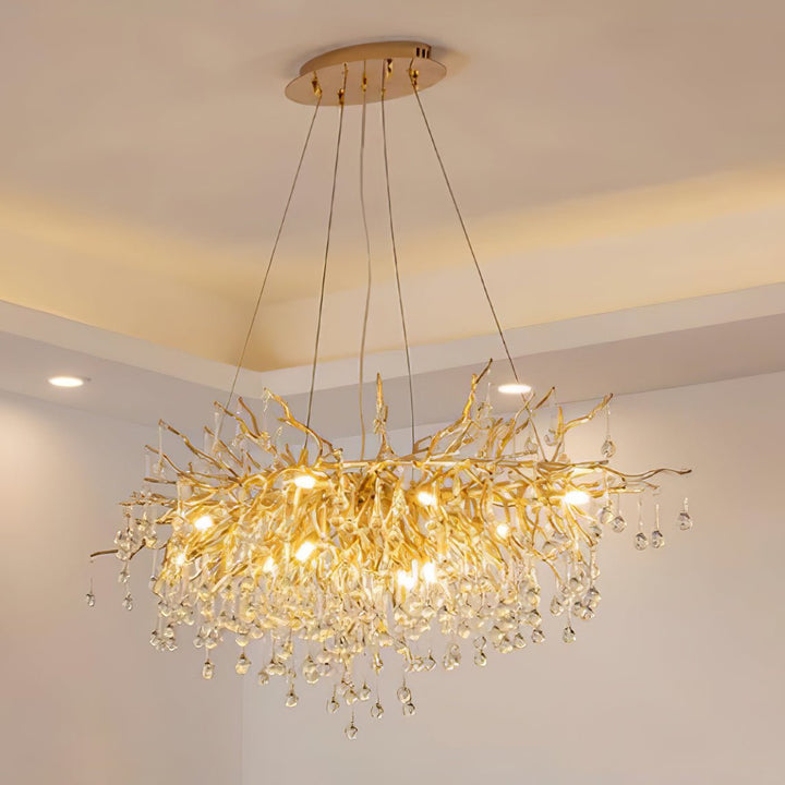 Teardrop Crystal Chandelier - Vakkerlight