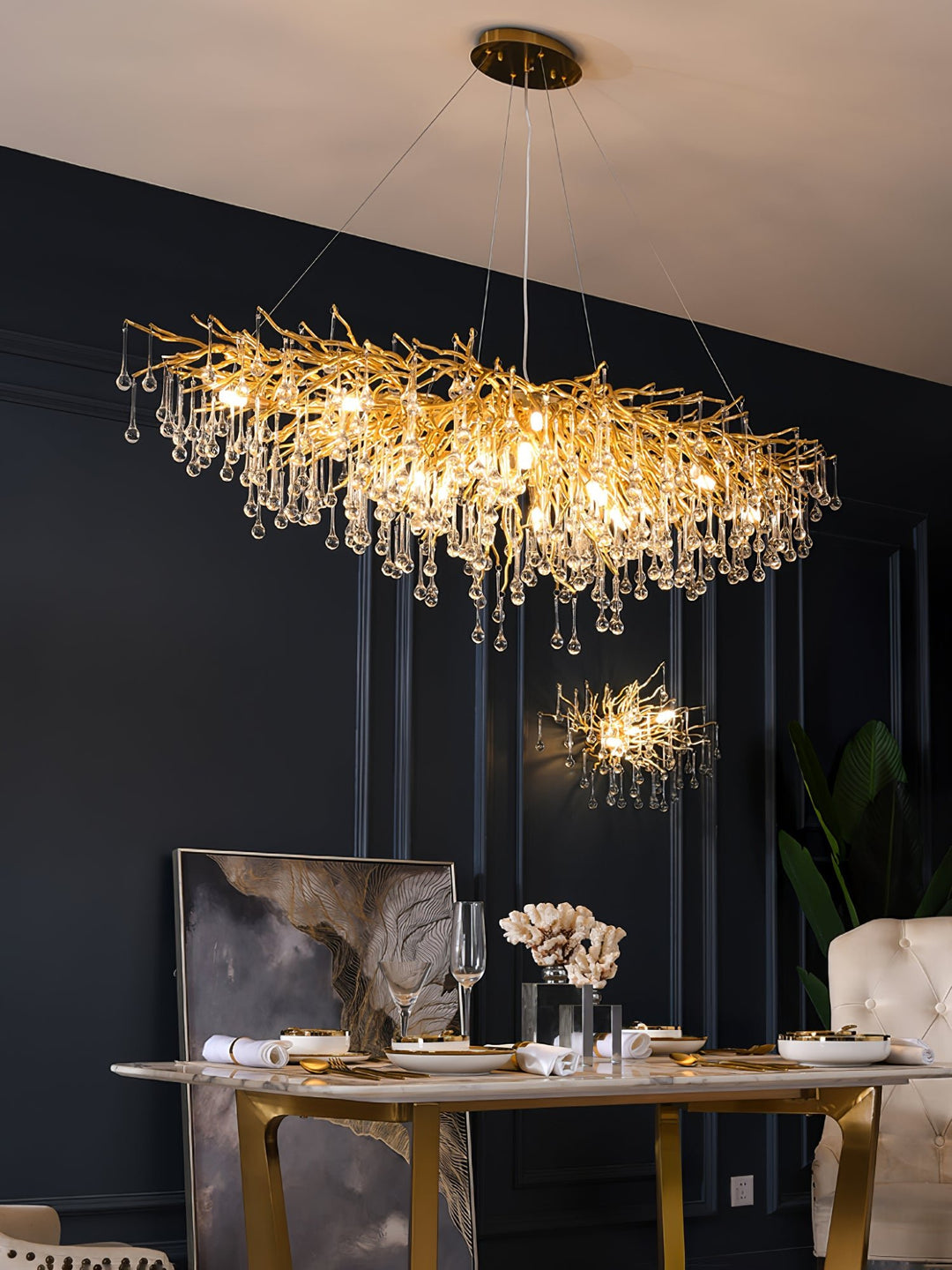 Teardrop Crystal Chandelier - Vakkerlight