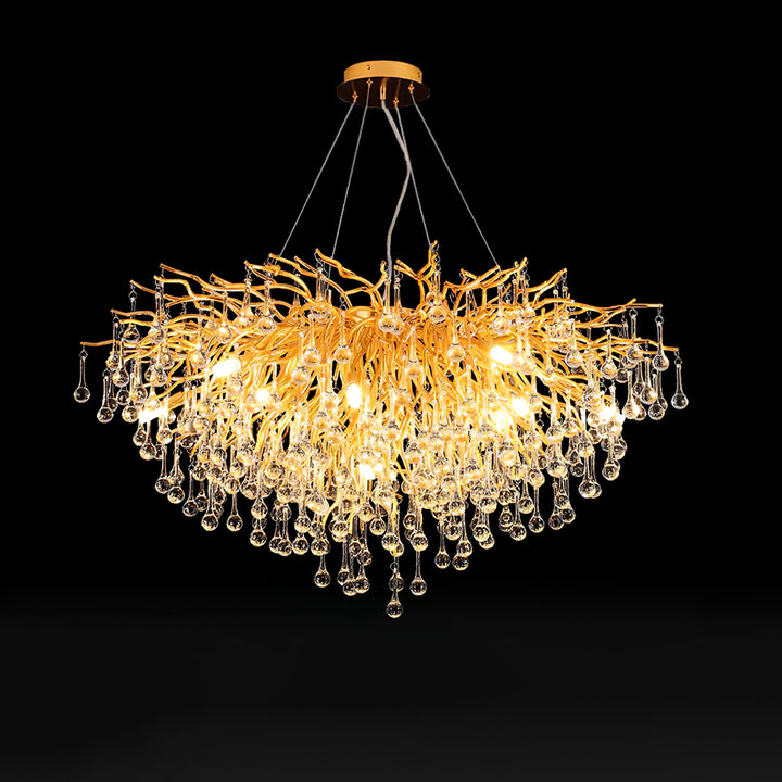 Teardrop Crystal Chandelier - Vakkerlight