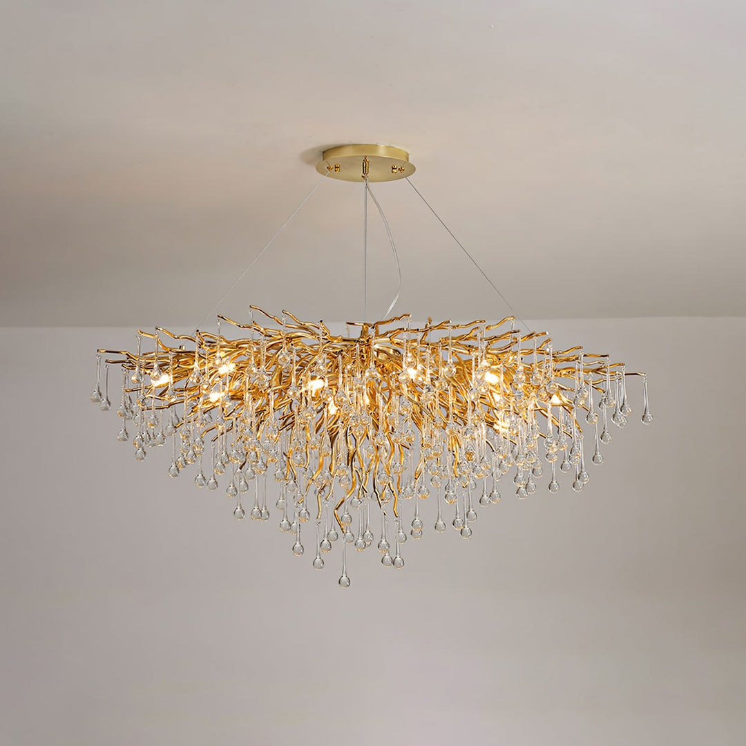 Teardrop Crystal Chandelier - Vakkerlight