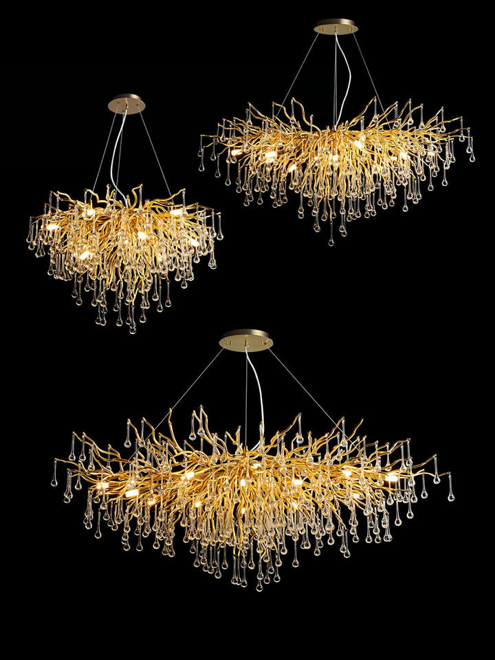 Teardrop Crystal Chandelier - Vakkerlight