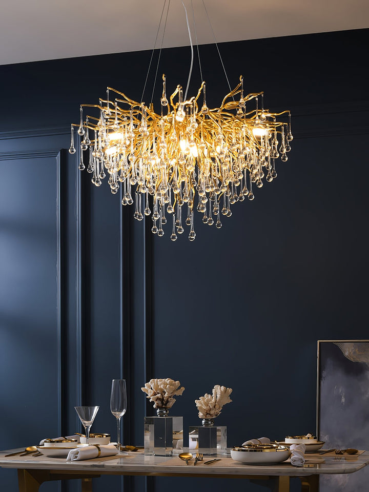 Teardrop Crystal Chandelier - Vakkerlight