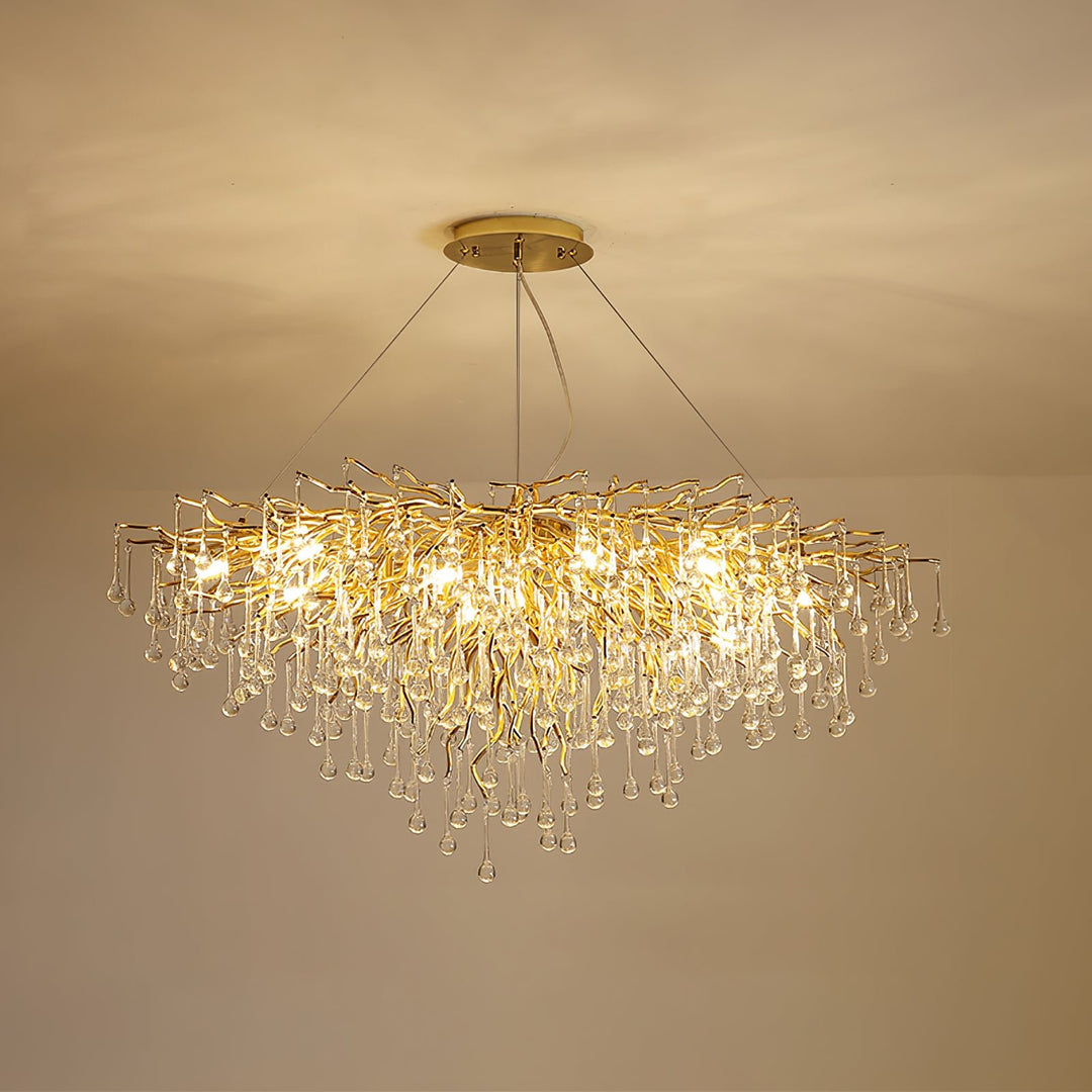 Teardrop Crystal Chandelier - Vakkerlight