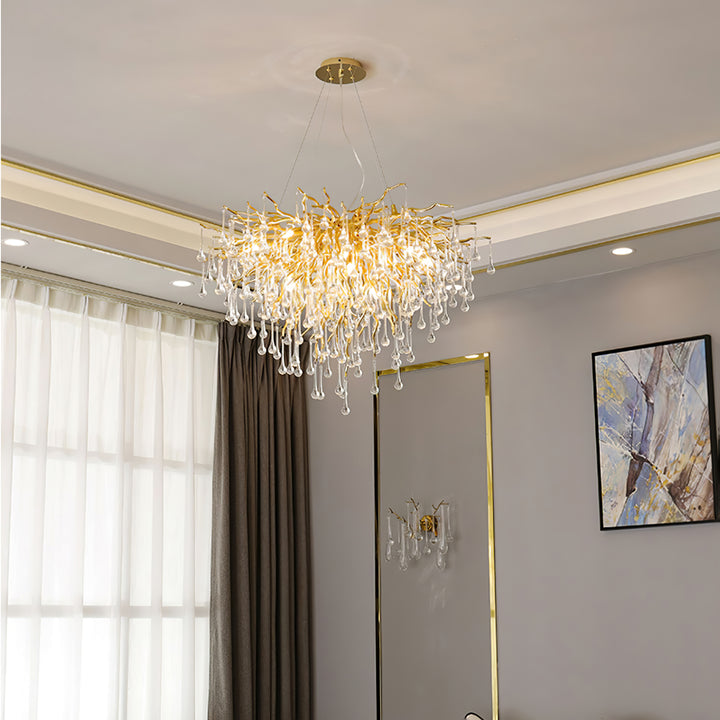 Teardrop Crystal Chandelier - Vakkerlight