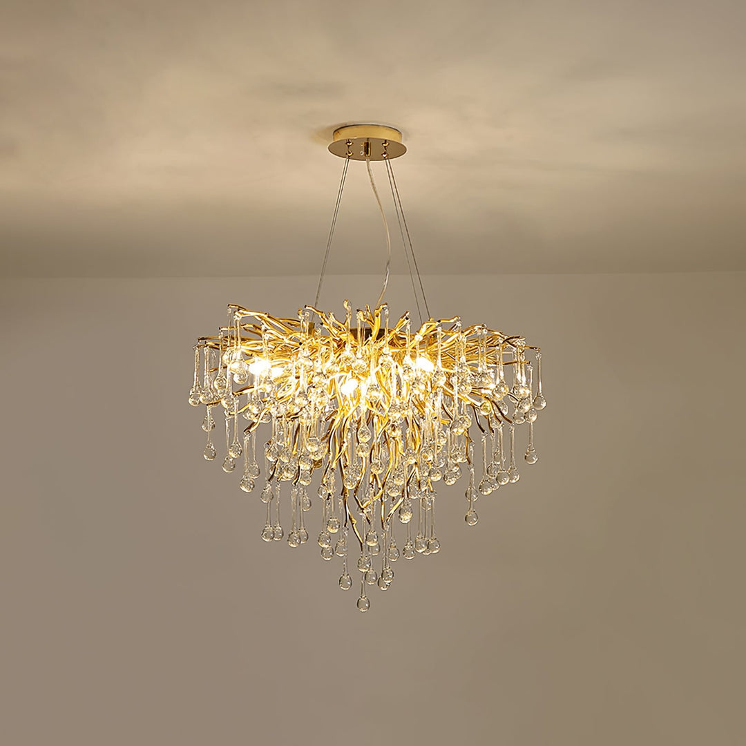 Teardrop Crystal Chandelier - Vakkerlight