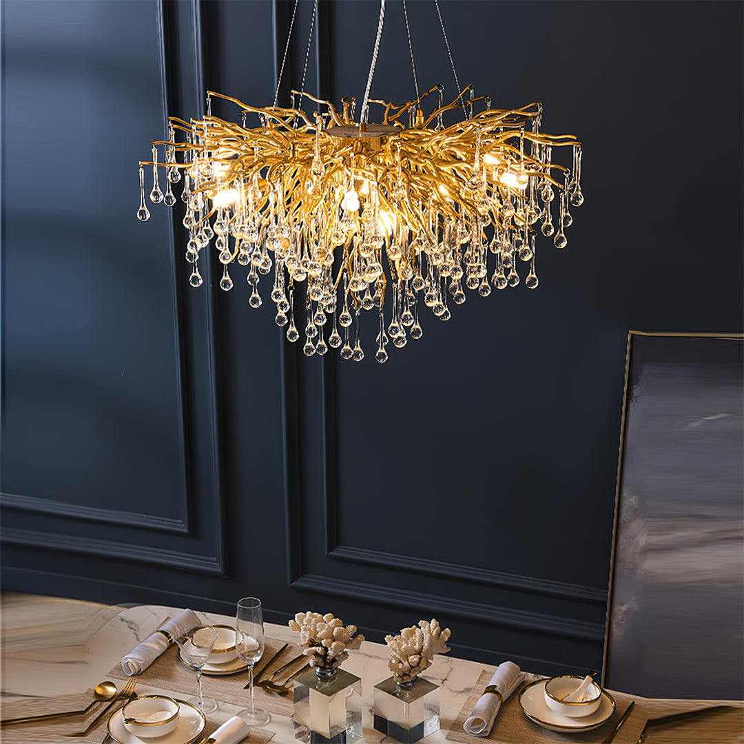 Teardrop Crystal Chandelier - Vakkerlight