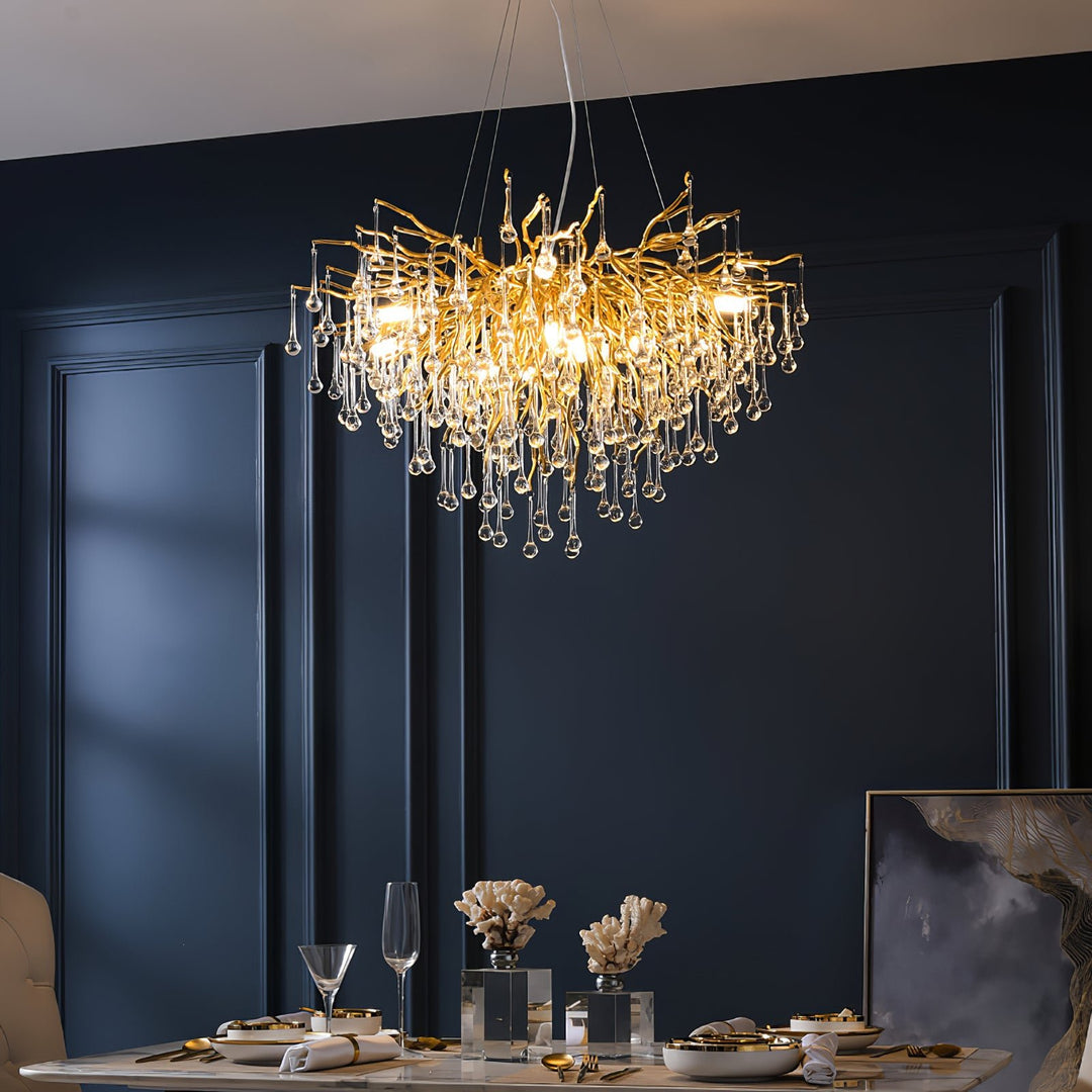 Teardrop Crystal Chandelier - Vakkerlight