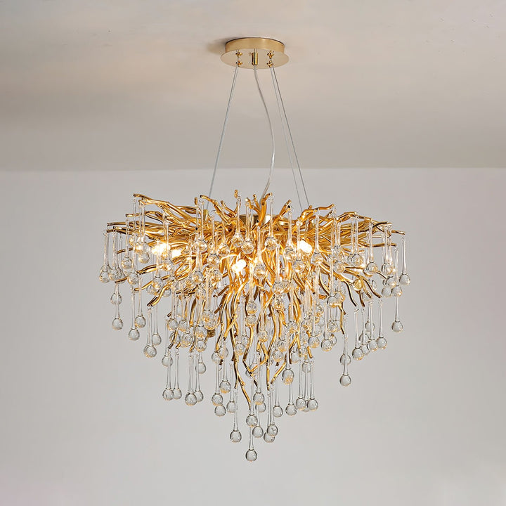 Teardrop Crystal Chandelier - Vakkerlight