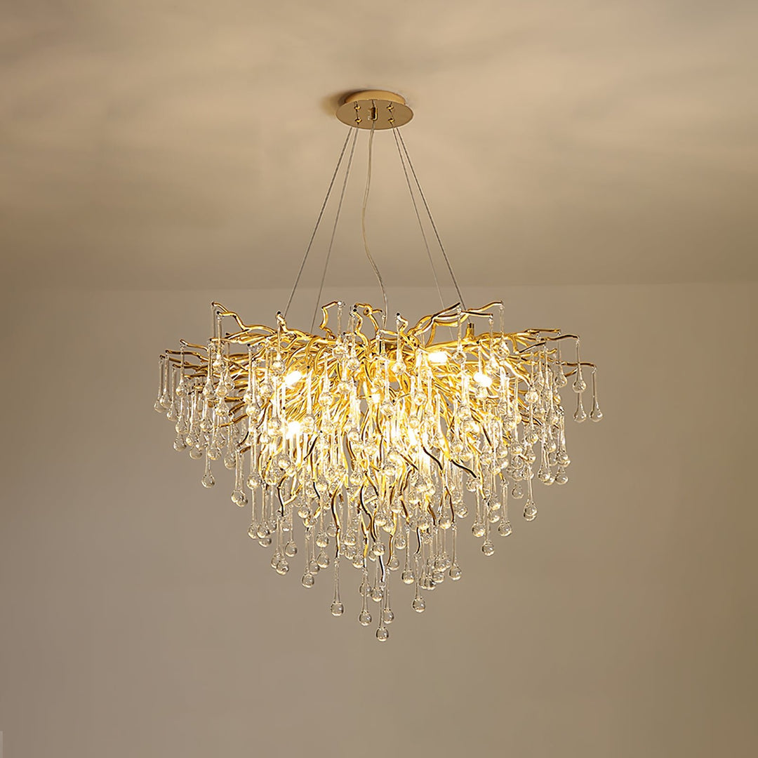 Teardrop Crystal Chandelier - Vakkerlight