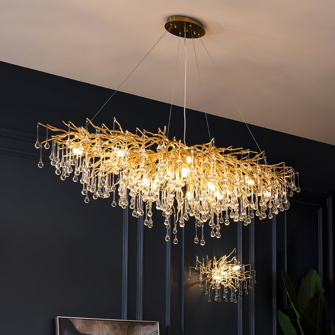 Teardrop Crystal Chandelier - Vakkerlight