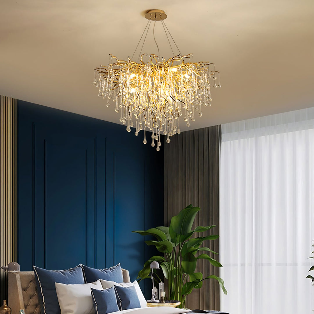 Teardrop Crystal Chandelier - Vakkerlight