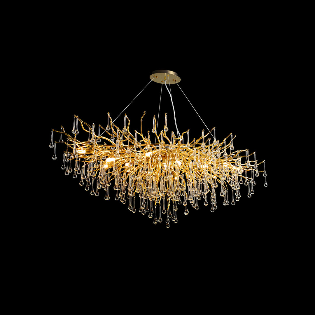 Teardrop Crystal Chandelier - Vakkerlight