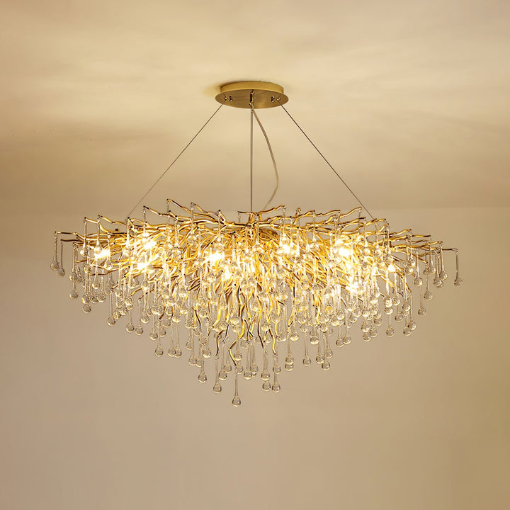 Teardrop Crystal Chandelier - Vakkerlight