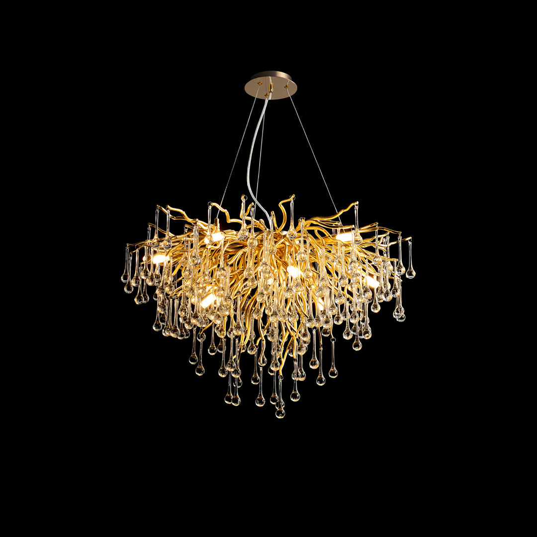 Teardrop Crystal Chandelier - Vakkerlight