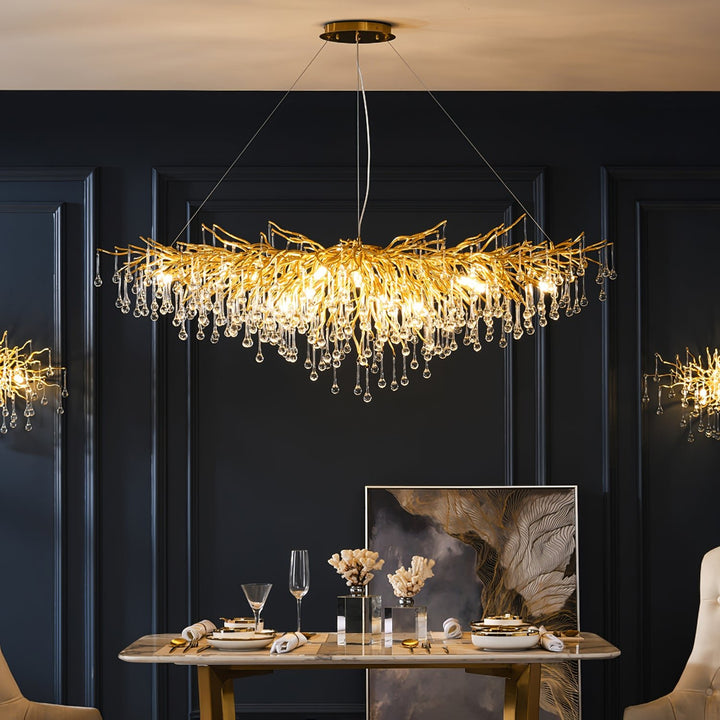 Teardrop Crystal Chandelier - Vakkerlight