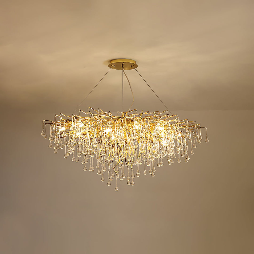 Teardrop Crystal Chandelier - Vakkerlight