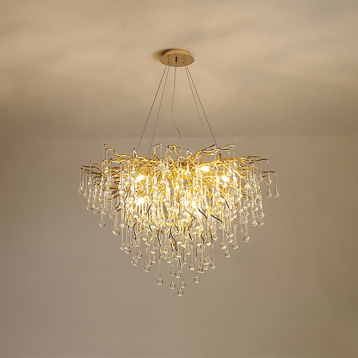 Teardrop Crystal Chandelier - Vakkerlight