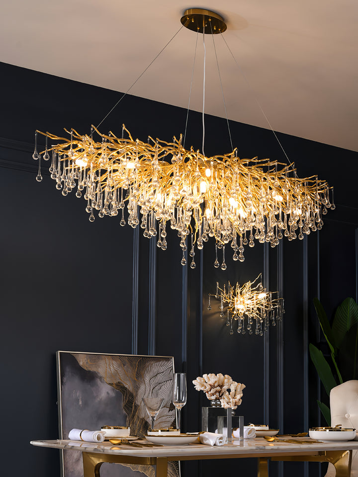 Teardrop Crystal Chandelier - Vakkerlight