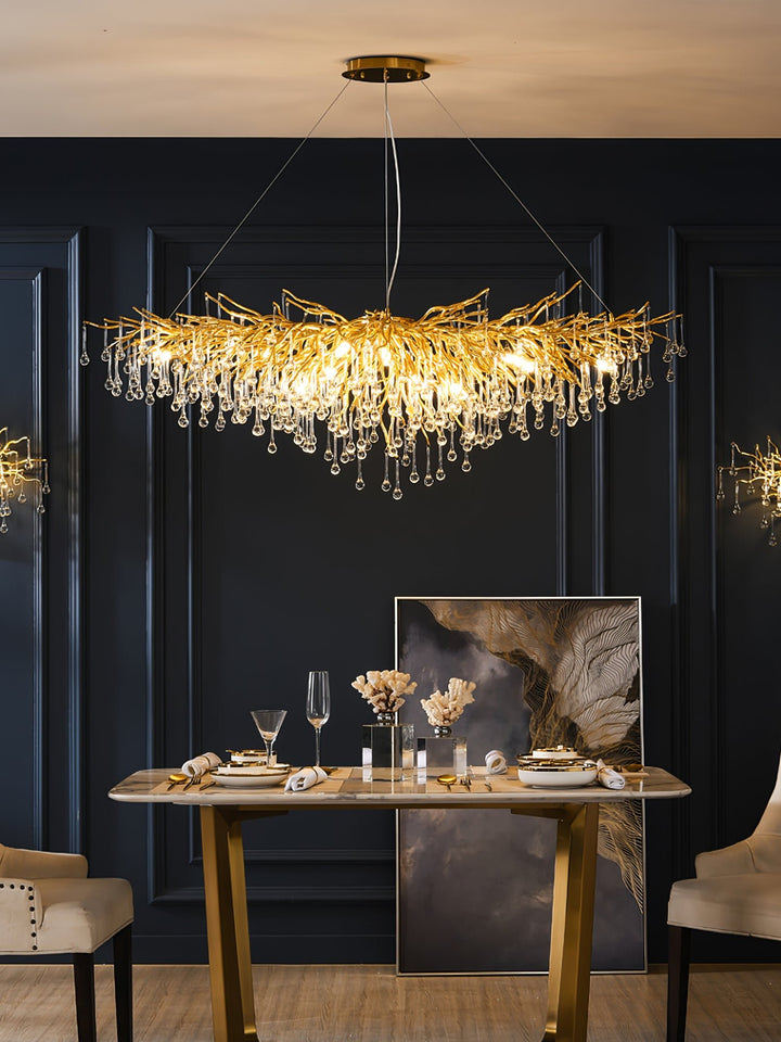 Teardrop Crystal Chandelier - Vakkerlight