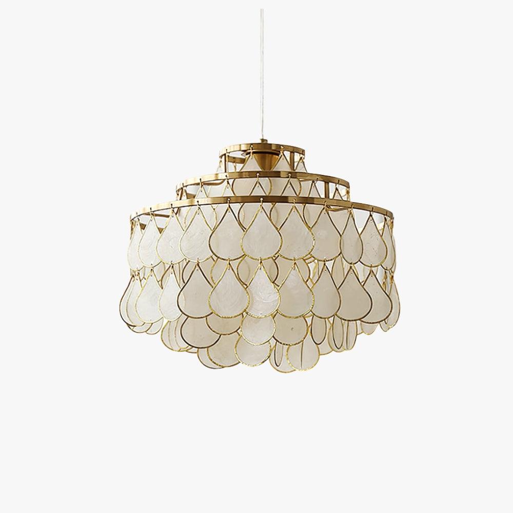 Teardrops Shell Chandelier - Vakkerlight
