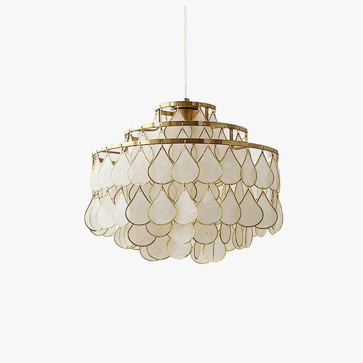 Teardrops Shell Chandelier - Vakkerlight