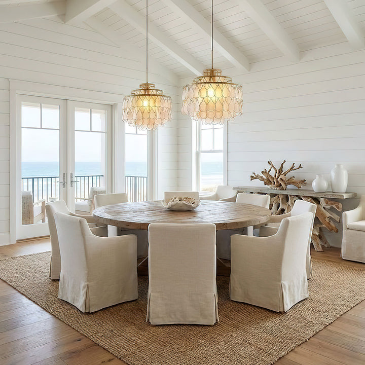 Teardrops Shell Chandelier - Vakkerlight