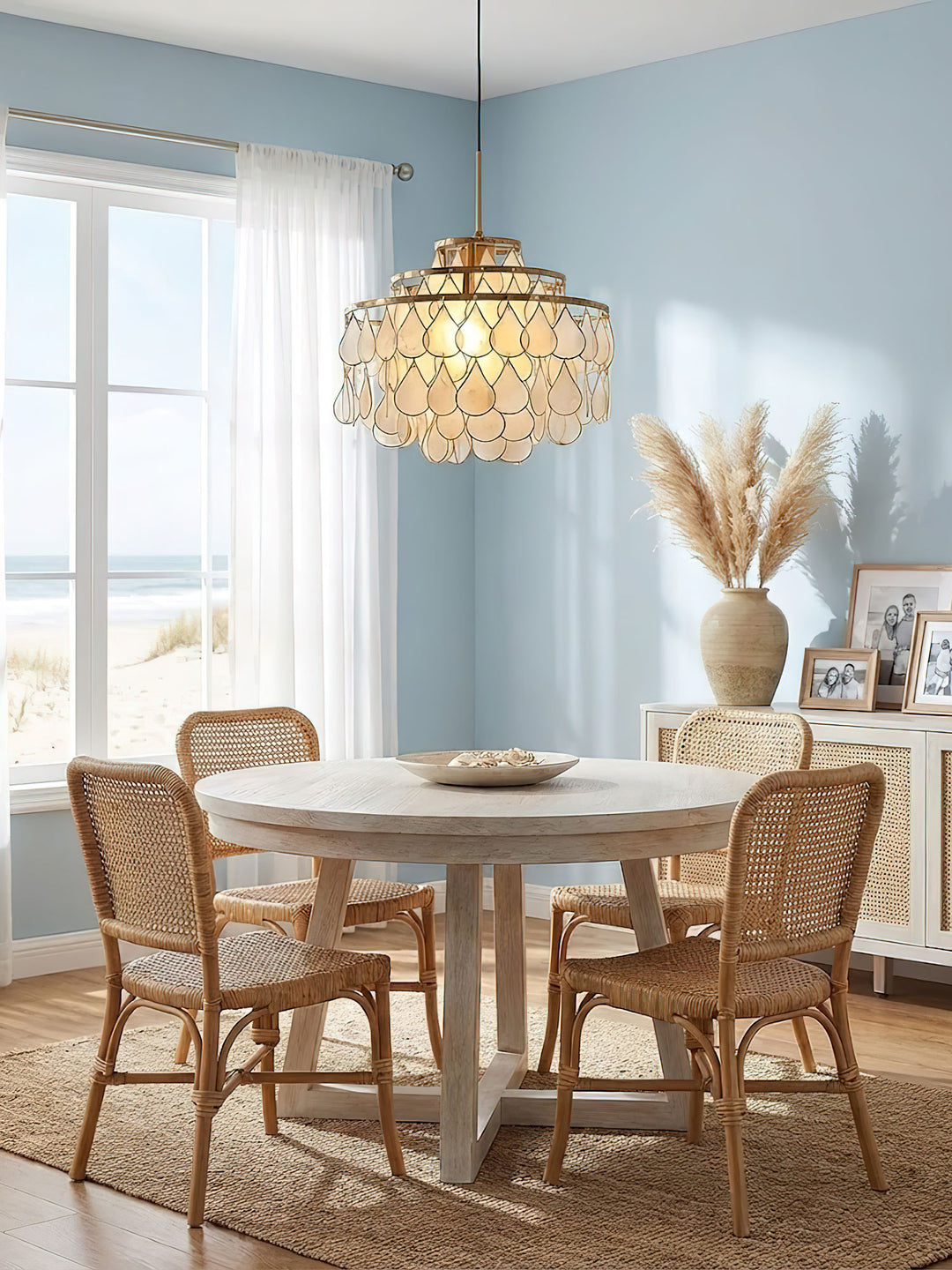 Teardrops Shell Chandelier - Vakkerlight