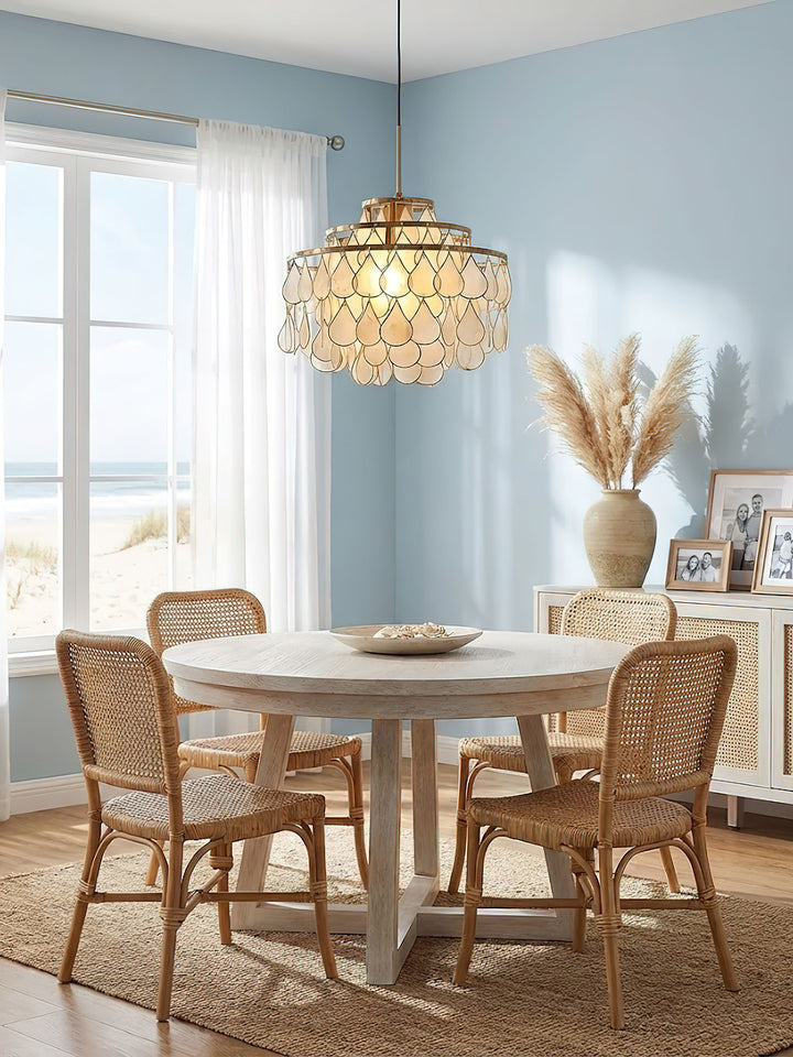 Teardrops Shell Chandelier - Vakkerlight