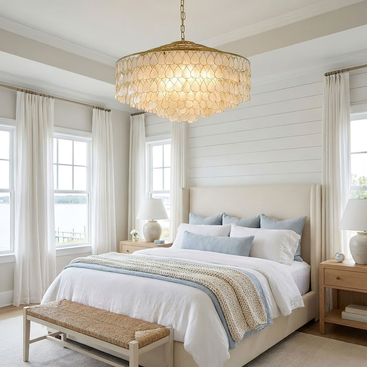 Teardrops Shell Chandelier - Vakkerlight