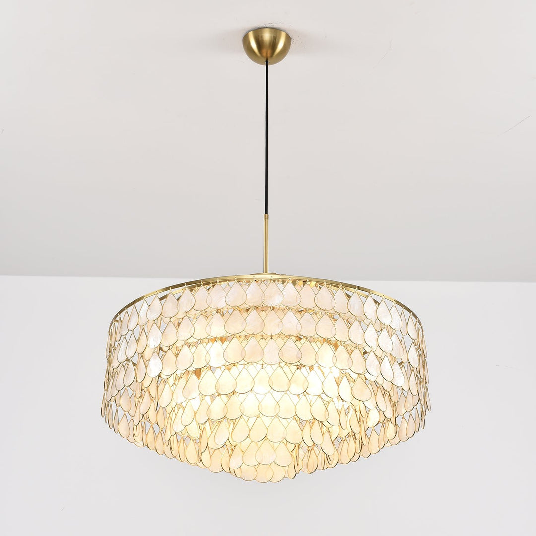 Teardrops Shell Chandelier - Vakkerlight