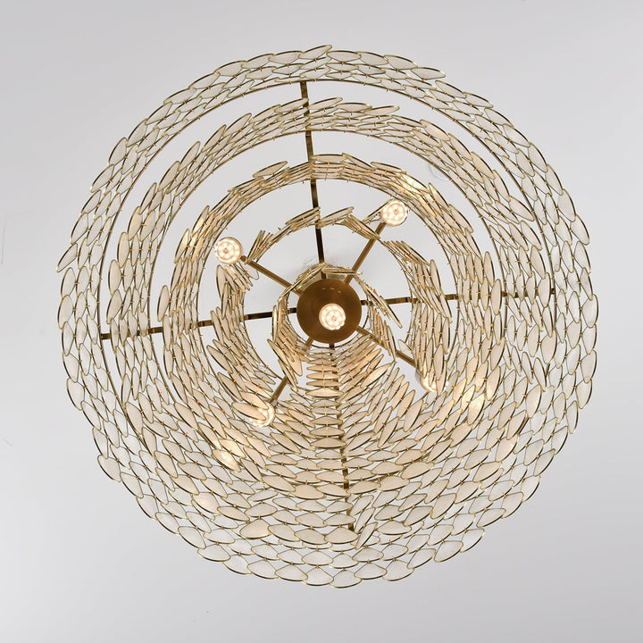 Teardrops Shell Chandelier - Vakkerlight
