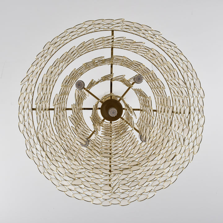 Teardrops Shell Chandelier - Vakkerlight