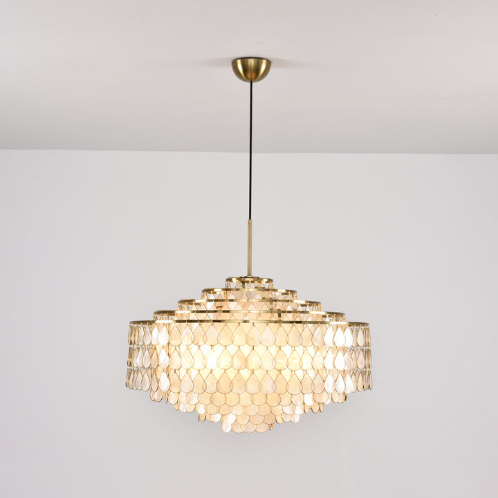 Teardrops Shell Chandelier - Vakkerlight