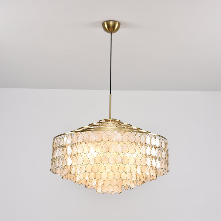 Teardrops Shell Chandelier - Vakkerlight