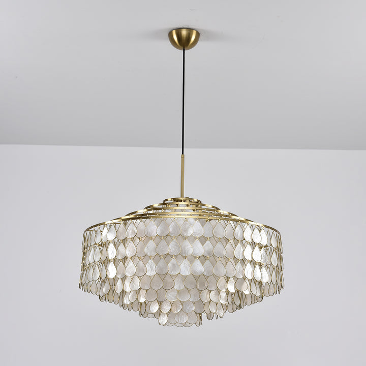 Teardrops Shell Chandelier - Vakkerlight