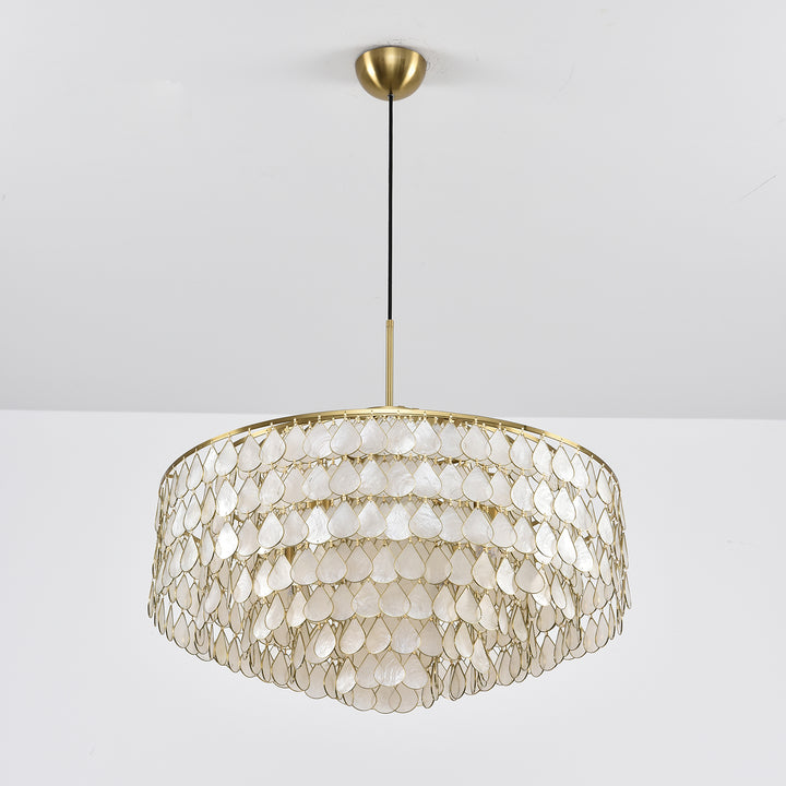Teardrops Shell Chandelier - Vakkerlight
