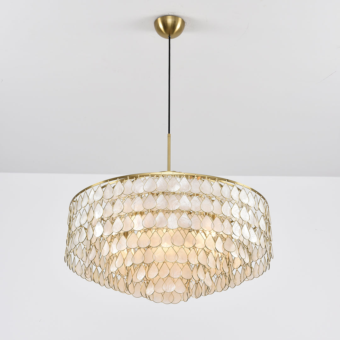 Teardrops Shell Chandelier - Vakkerlight