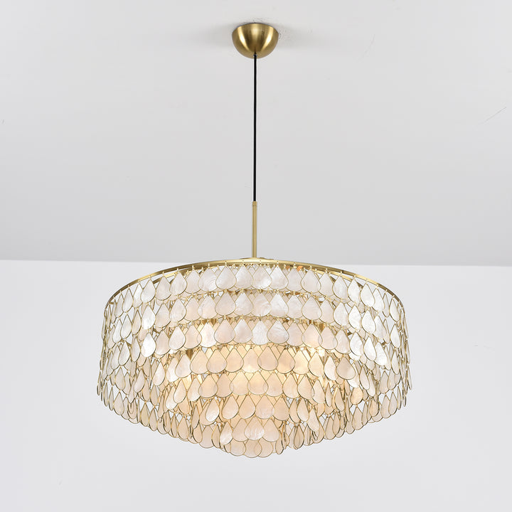 Teardrops Shell Chandelier - Vakkerlight