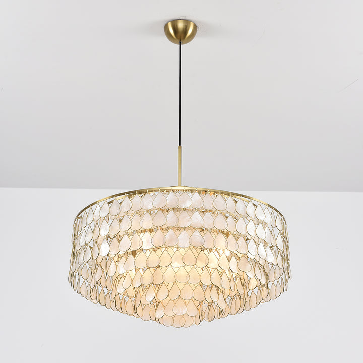 Teardrops Shell Chandelier - Vakkerlight